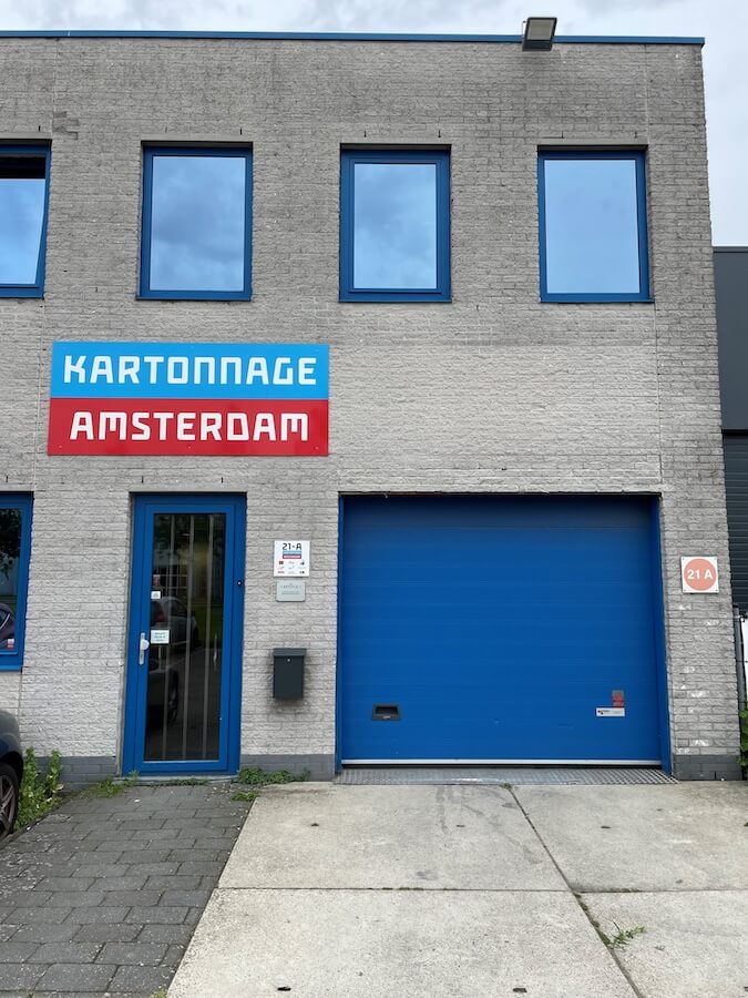 Kartonnage Amsterdam voordeur